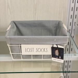 Rae Dunn lost socks laundry basket